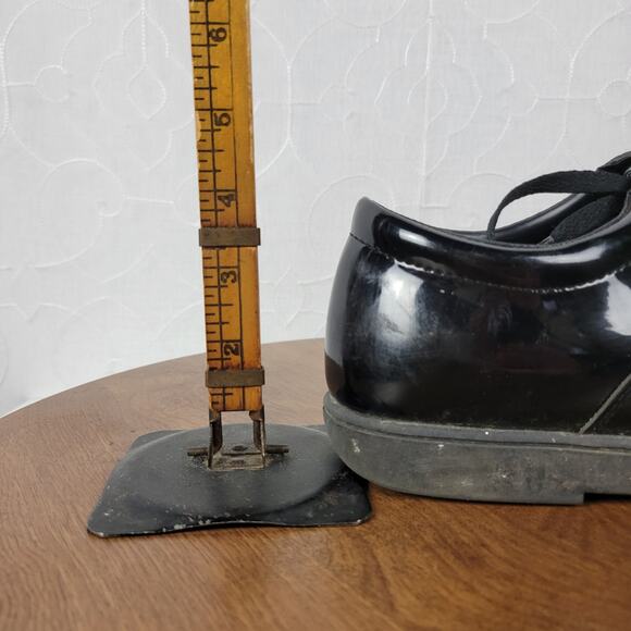 DINKLES Shoes Mens 11 Womens 13 Black Patent Formal Marching Band  Lace Up - Picture 14 of 16